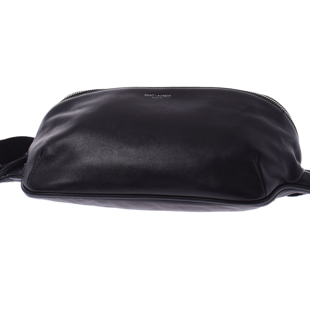 SAINT LAURENT Belt Bag Waist Black Leather Body - Picture 4 of 11